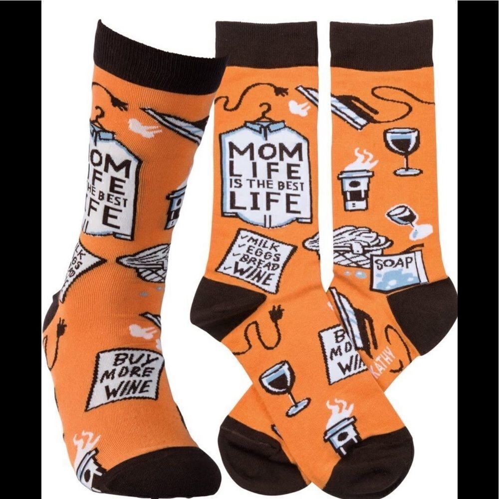 New Primitives by Kathy Mom Life socks, one size